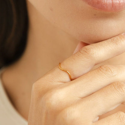 Tina Gouden Stapelring