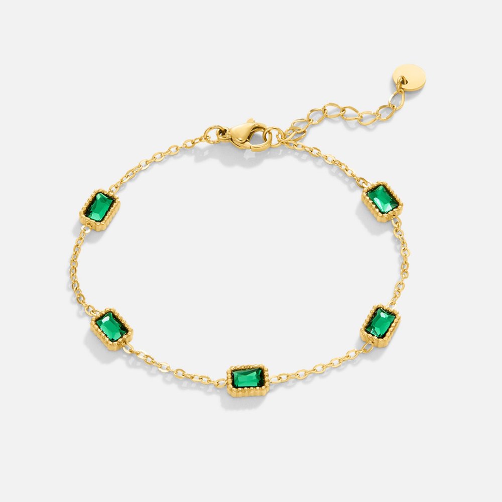 Trinity Emerald Armband