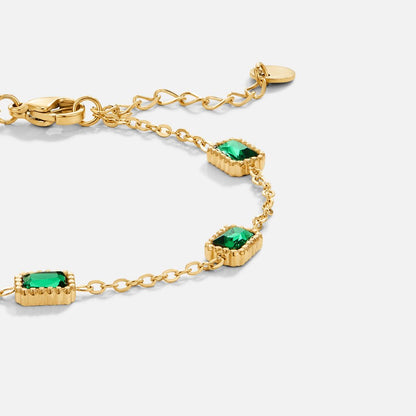 Trinity Emerald Armband