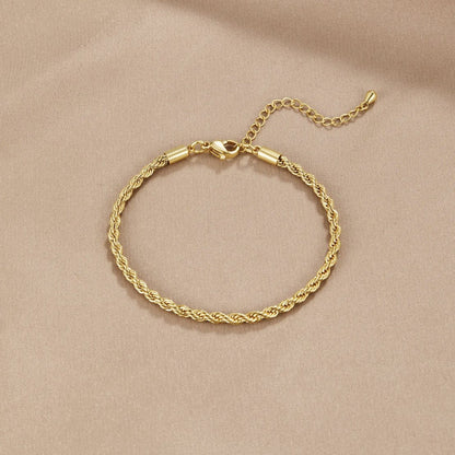 Draai 18K Gouden Armband