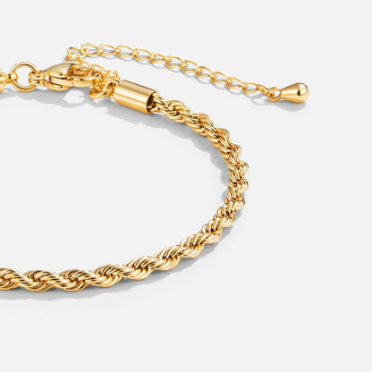 Draai 18K Gouden Armband