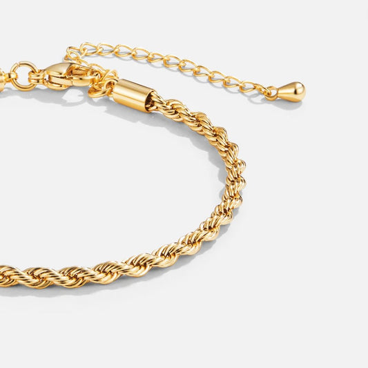 Draai 18K Gouden Armband