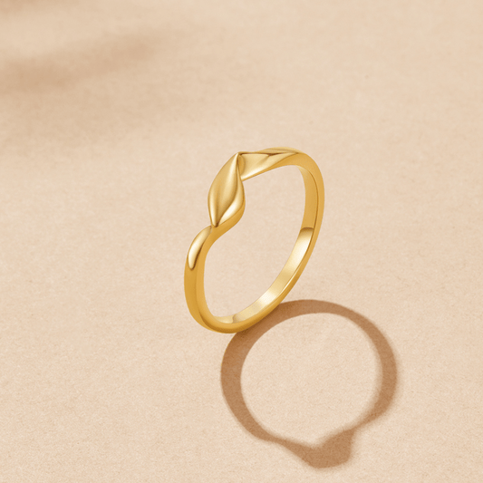 Draaiende Athena Gouden Ring