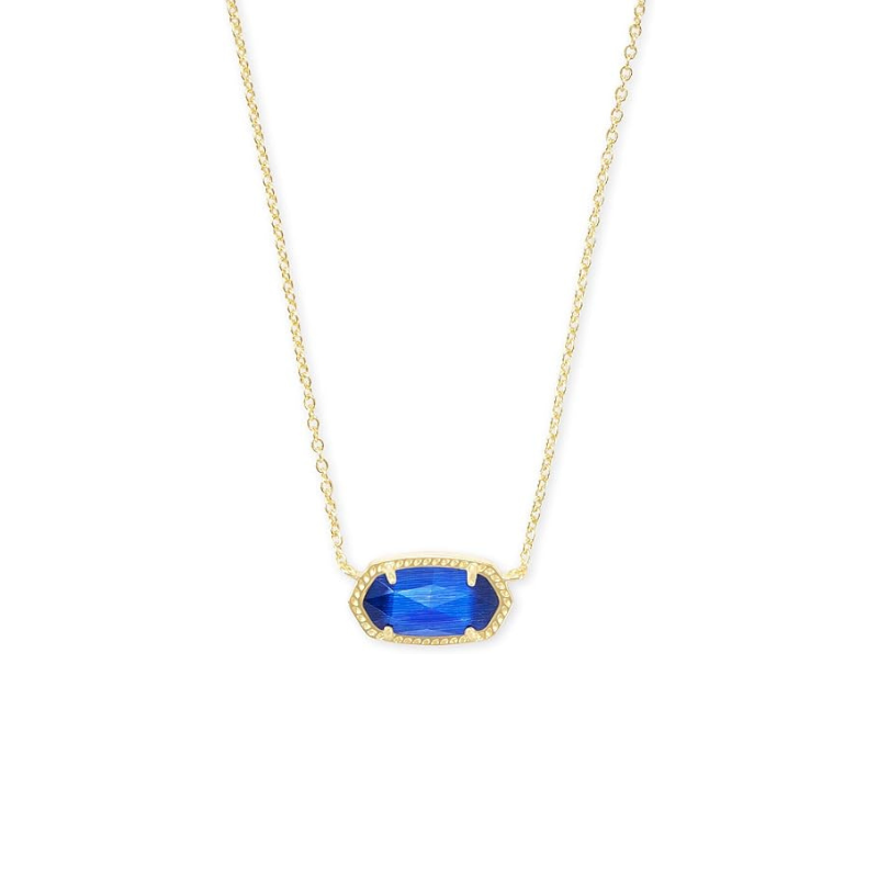 Klassieke Ovale Saffieren Ketting | Goud