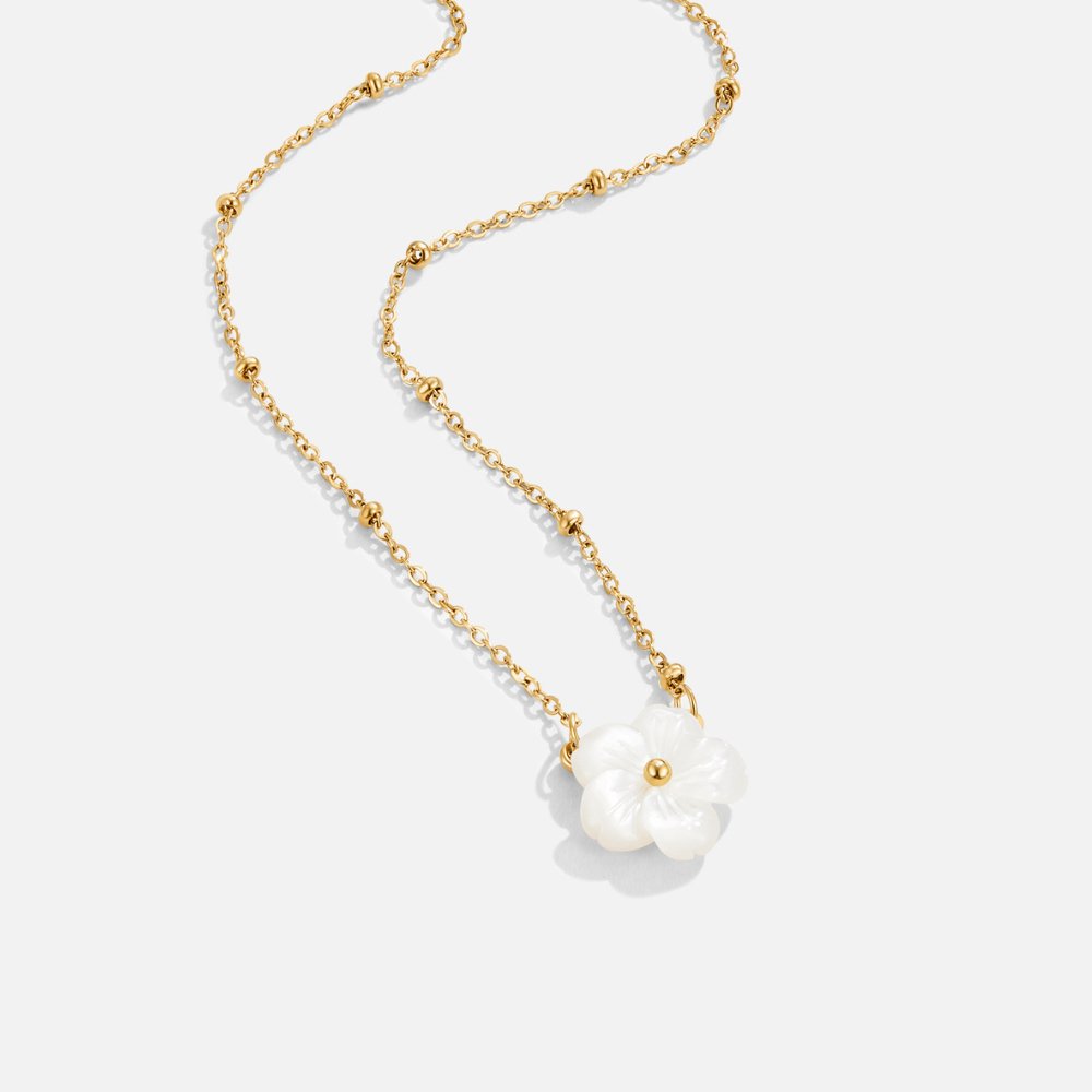 Witte Bloesem Bloem Ketting