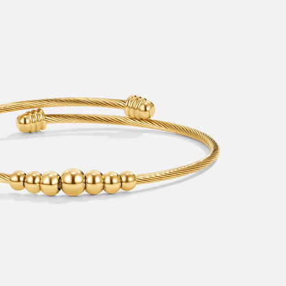 Yuri Gouden Kralen Bangle